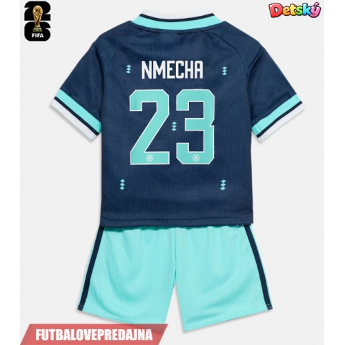 Lacne Dětský Futbalové dres Nemecko Felix Nmecha #23 MS 2026 Krátky Rukáv - Preč (+ trenírky)